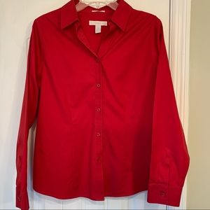 Chico’s No Iron Button Down Blouse | Sz 1